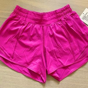 Lululemon Sonic Pink Hotty Hot Shorts